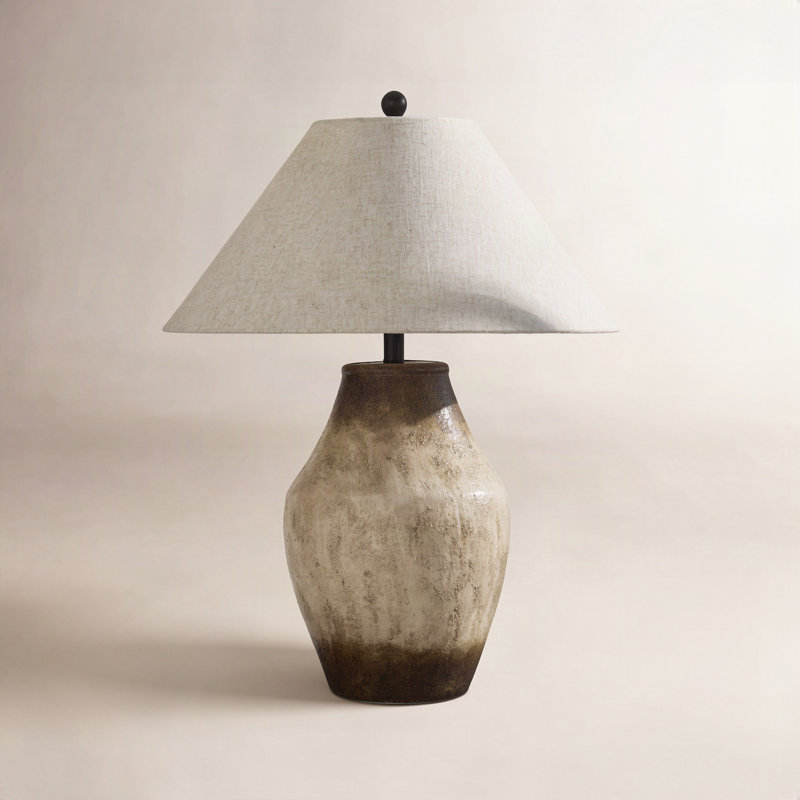 Lampe de table en céramique Hillsville, Blé, Blé