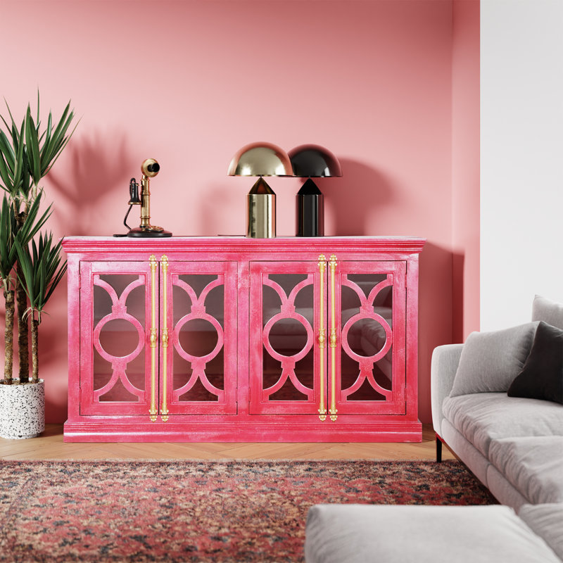 Aayesha 71'' Sideboard, Red