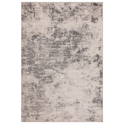 Anjolina Abstract Ivory/Grey Area Rug