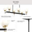 Lustre linéaire à six lumières Rigsby-127380318