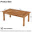 Table de salle à manger spacieuse et rustique pour les réunions de famille, parfaite pour les grandes cuisines et les conversations confortables.
