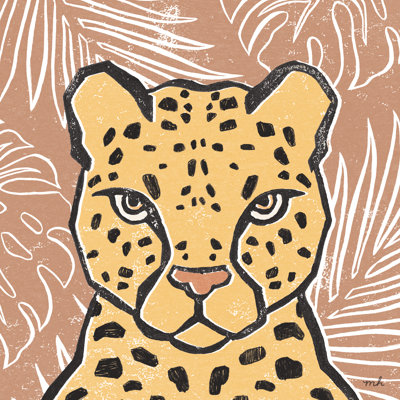 Jungle II Terracotta - Wrapped Canvas Print