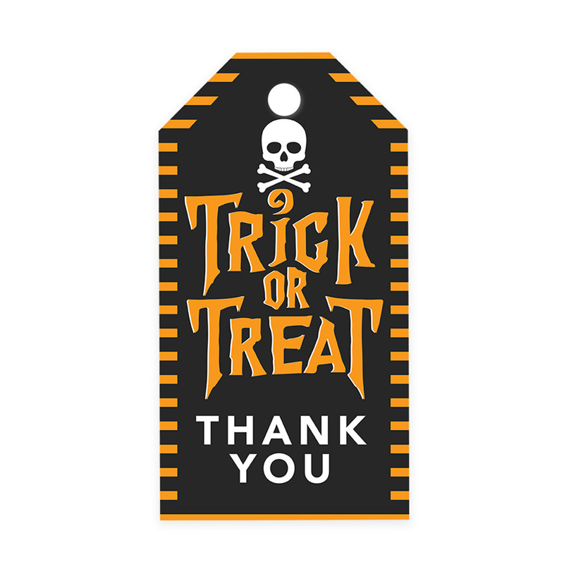 Sacs-cadeaux jetables en papier Trick or friandise