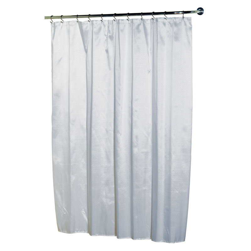 Rideau de douche simple Lachlan, Gris