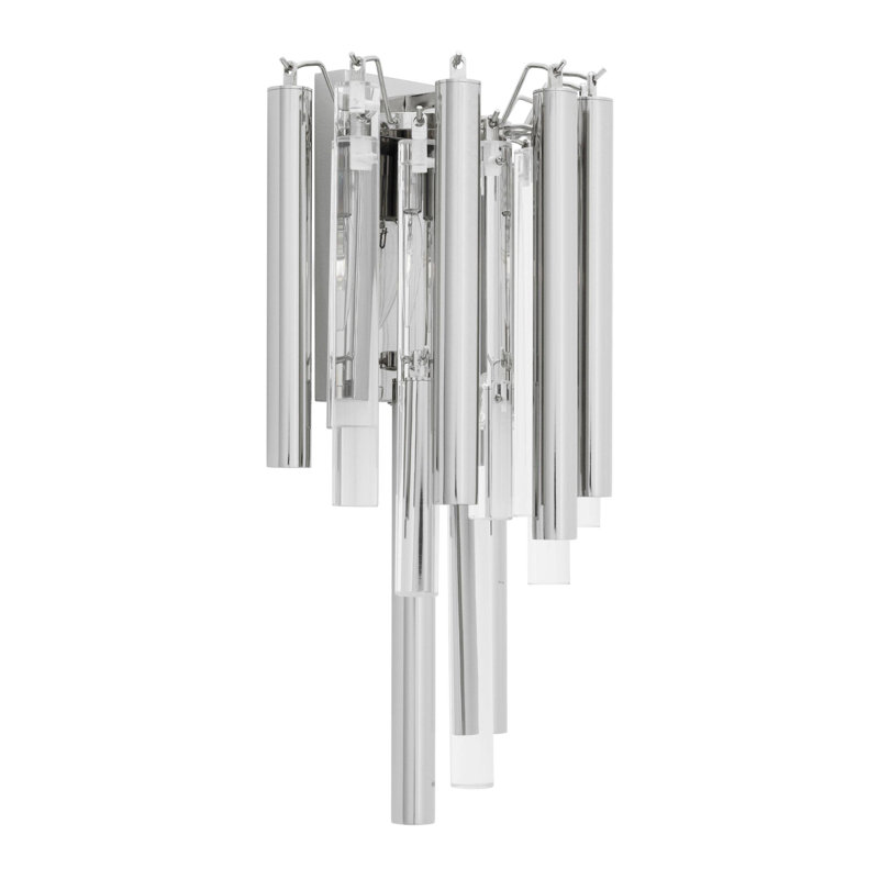 Applique murale encastrée 1 lumière Gigi, Nickel
