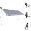 Dakota Fields Fabric Cover Retractable Patio Awning-413833031-413255012