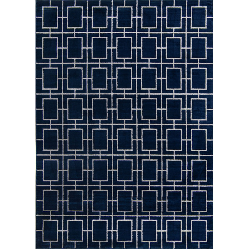 Corando Geometric Indoor Rug, Rectangle 10' x 14'