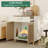 Diogo Manufactured Wood Cat Litter Box Enclosure with Scratching Pad-1448858201-1440615115
