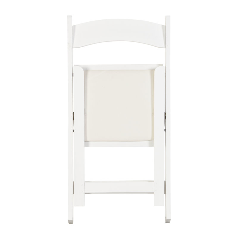 Chaises pliantes rembourrées en bois Dulcina, Brun