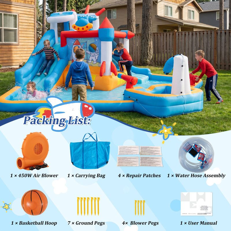 Bouncy Castles  Inflatable Slides 452x437x213 Cm