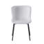Ravn Fabric Dining Chairs with Steel Legs-1617995476