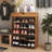 Stylish 5-Tier Wooden Shoe Rack 11.8"X29.5"X37" - Large Capacity, Sturdy, Shoe And Hat Organizer For Kitchen, Bedroom, Living Room, Hallway-1454465213