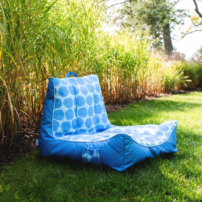 Big Joe Captain's Float No Inflation Needed Pool Lounger, Coral Bloom Double Sided Mesh, Quick Draining Fabric, 3 Feet
