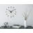 Black Plug Inn Metallic Wall Clock
