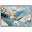 Golden Wave II, reproduction d'art encadrée bleue et dorée par Art Remedy, cadre doré, 15 x 10-17843695-17843705
