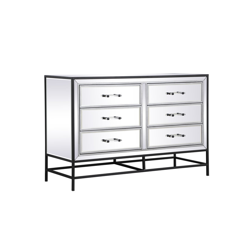 Commode d'appoint 6 tiroirs Cassie