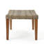 Fauteuil en bois et osier Hampton