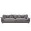 Canapé 125,98 "avec conception de voilier avec rangement et dossier amovible-1632536159