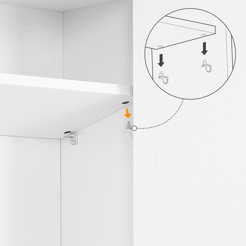 Armoire murale avec miroir