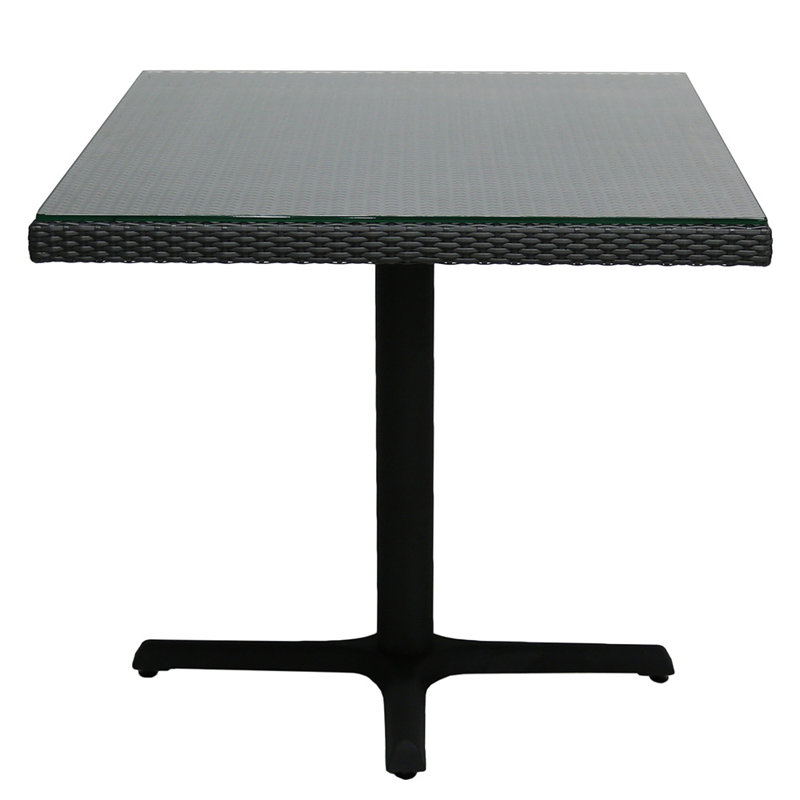 Table 31,5 "Asbury, Gris, 29.5"H x 31.5"W x 31.5"D