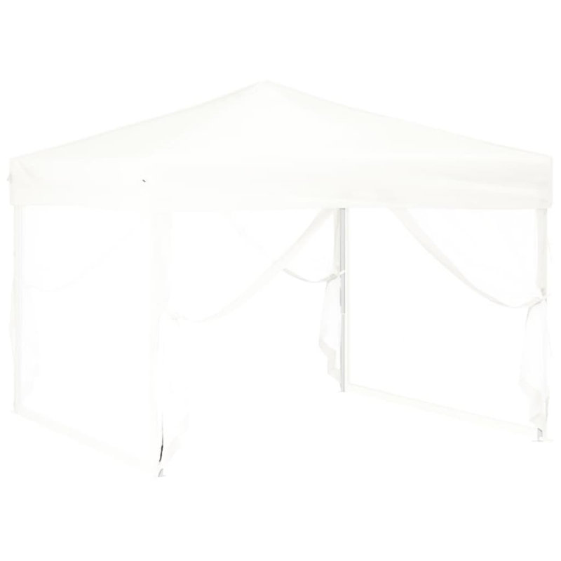 Alfrid 2.9m x 2.9m Steel Party Tent, White, White
