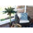 Faux Palm Tree in Wicker/Rattan Basket-1742963075