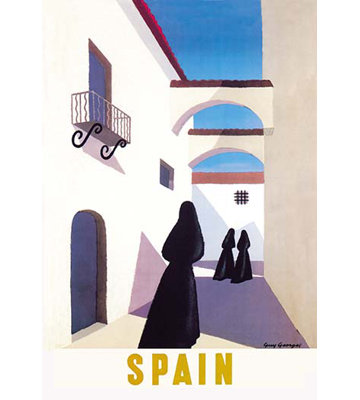 « espagne » par a. herford, impression