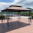 13x10 Outdoor Patio Gazebo Canopy Tent With Ventilated Double Roof And Mosquito net(Detachable Mesh Screen On All Sides),Suitable for Lawn, Garden, Backyard and Deck, Top-110583047-110583046