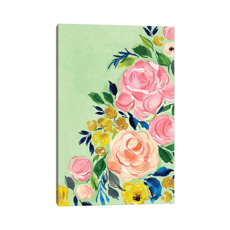 Florals by Joy Ting - Wrapped Canvas Gallery-Wrapped Canvas Giclée, 101.6 cm H x 66.04cm W