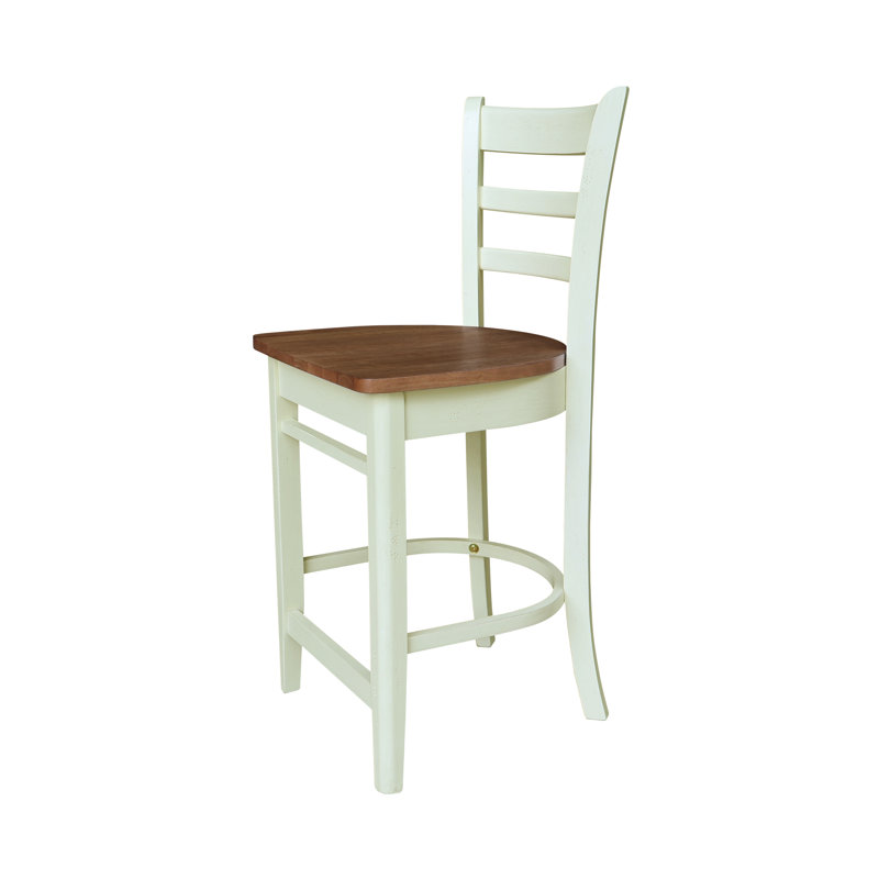 Tabouret de comptoir 24 po Marasco, Noyer blanc / écorce