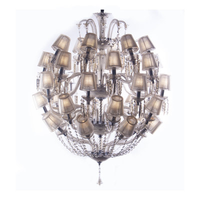 Lustre de globe ombré 40 lumières Roder