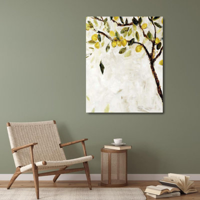 Red Barrel Studio® Maas, Jodi Gallery Wrapped Canvas Art Titled: Meyer Lemon Tree