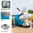 Snow Cone Machine with 3 Stainless Steel Blades -  Powerful 170W Easy To Use Countertop Crushed Ice Maker, Blue