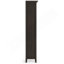 Bibliothèque 36 pouces en bois massif brun Hickory
