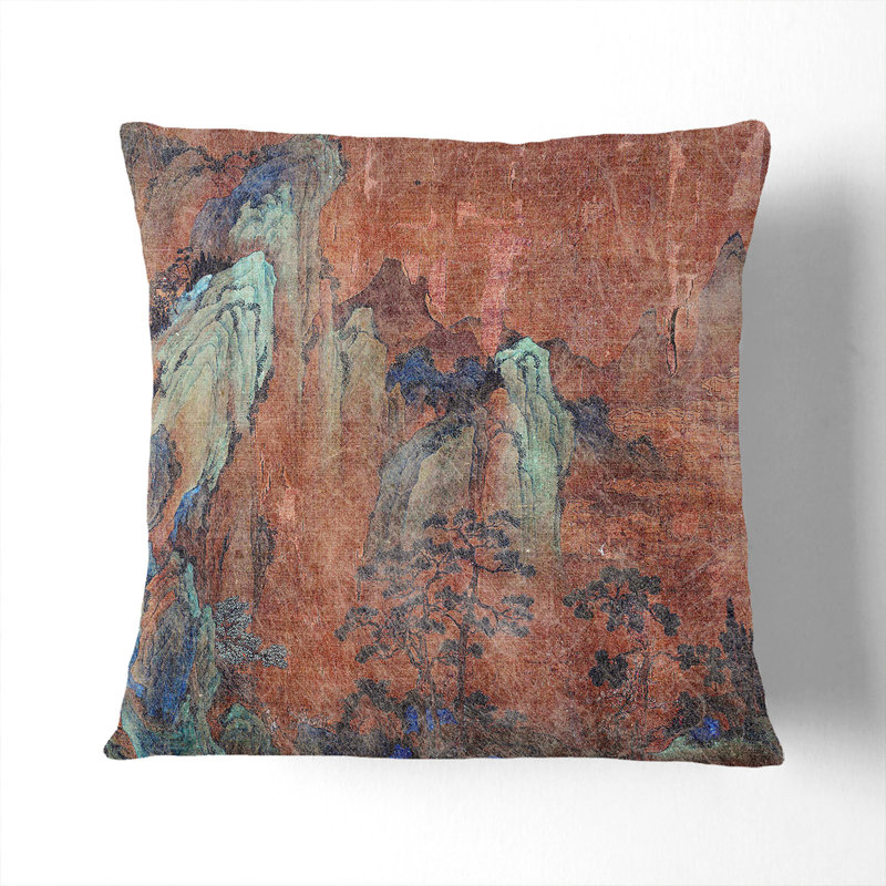 Abstract Square Cushion, 55cm H x 55cm W x 20cm D