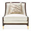 Belmont Place Accent Chair - Cream/espresso