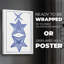 Blue Sea Stars II - Impression sur toile seulement - NON-CADRE