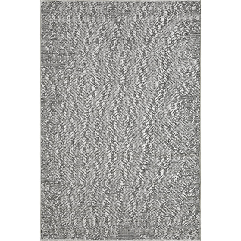 Tapis gris Jaagruti, Rectangle 4 pi x 6 pi