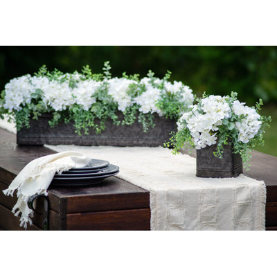 Silk Mixed Assortment Arrangement in Planter