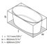 Ios 59.5" x 31.625" Freestanding Soaking Bathtub