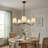 Wrought Iron 5-Light Chandelier-957192711-971831248