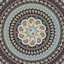 Belle13 Mandala Paisley - impression sur toile tendue