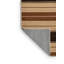  Washable Sand Dark Brown Striped Area Rug-466748625