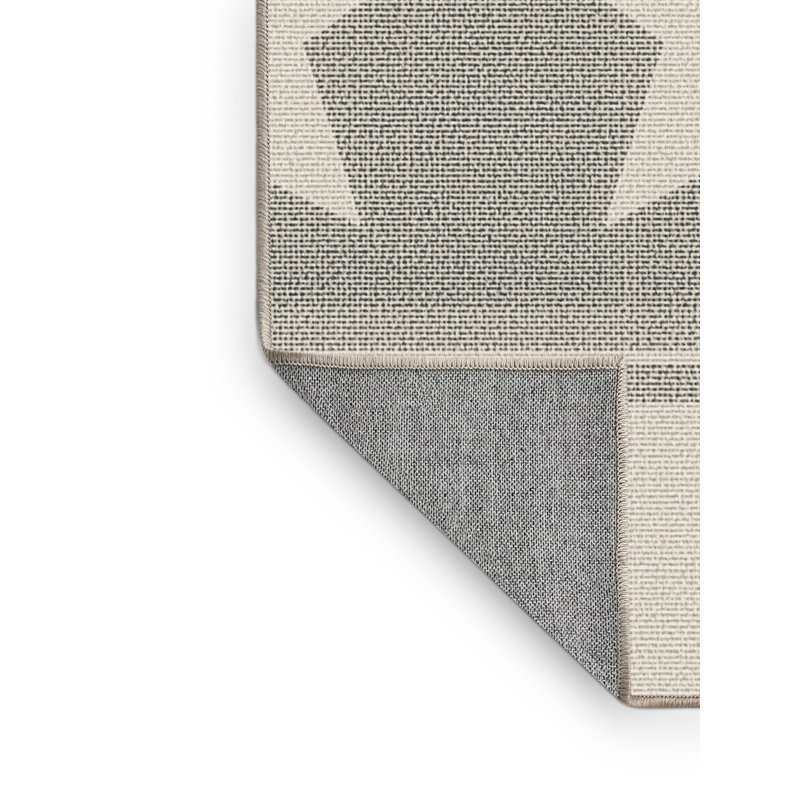 Machine Washable Dyal July 4Th Modern & Contemporary Abstract Rug in Beige – Beige Binding, 5x7