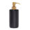 Domus Black Matte Soap / Lotion Dispenser
