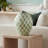 Rhys Decorative Vase, Hand-Applied Mosaic-Pattern Green-White Capiz 18 Inch-124246097