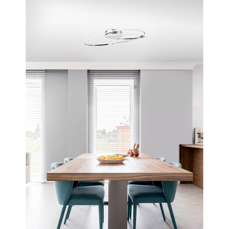 LED Flush Mount, Chrome