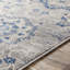 Tapis floral bleu / gris en jute-1112325614