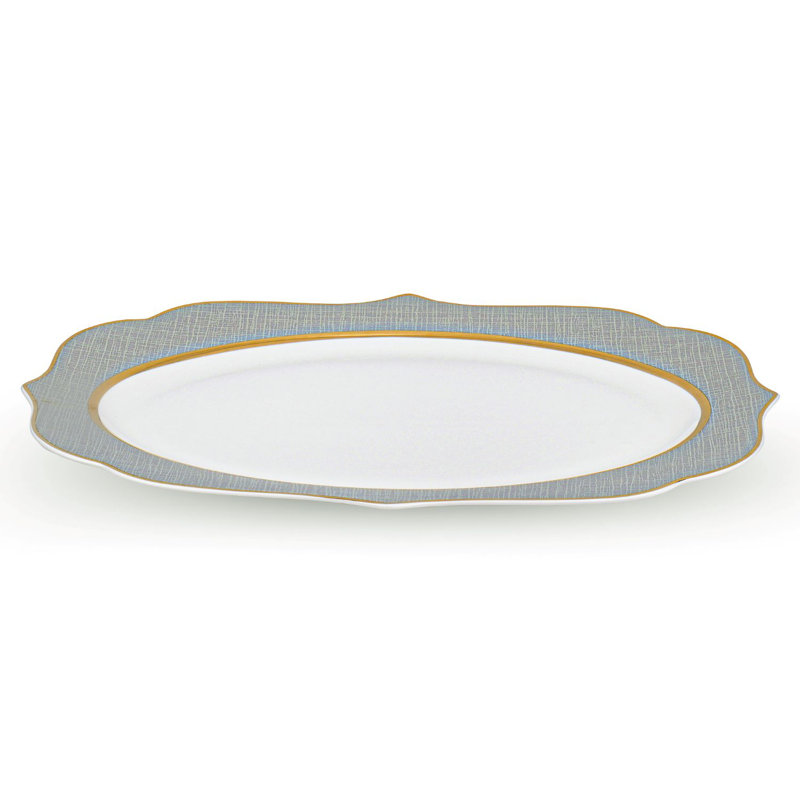 Nova Bone China Oval Platter 14"
