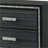 Haiden Weathered Black 2-Drawer Modern Nightstand-1199725309